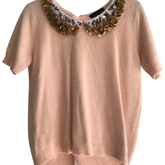 Anthropologie Sweaters - NWOT Anthropologie half sleeve sweater size S